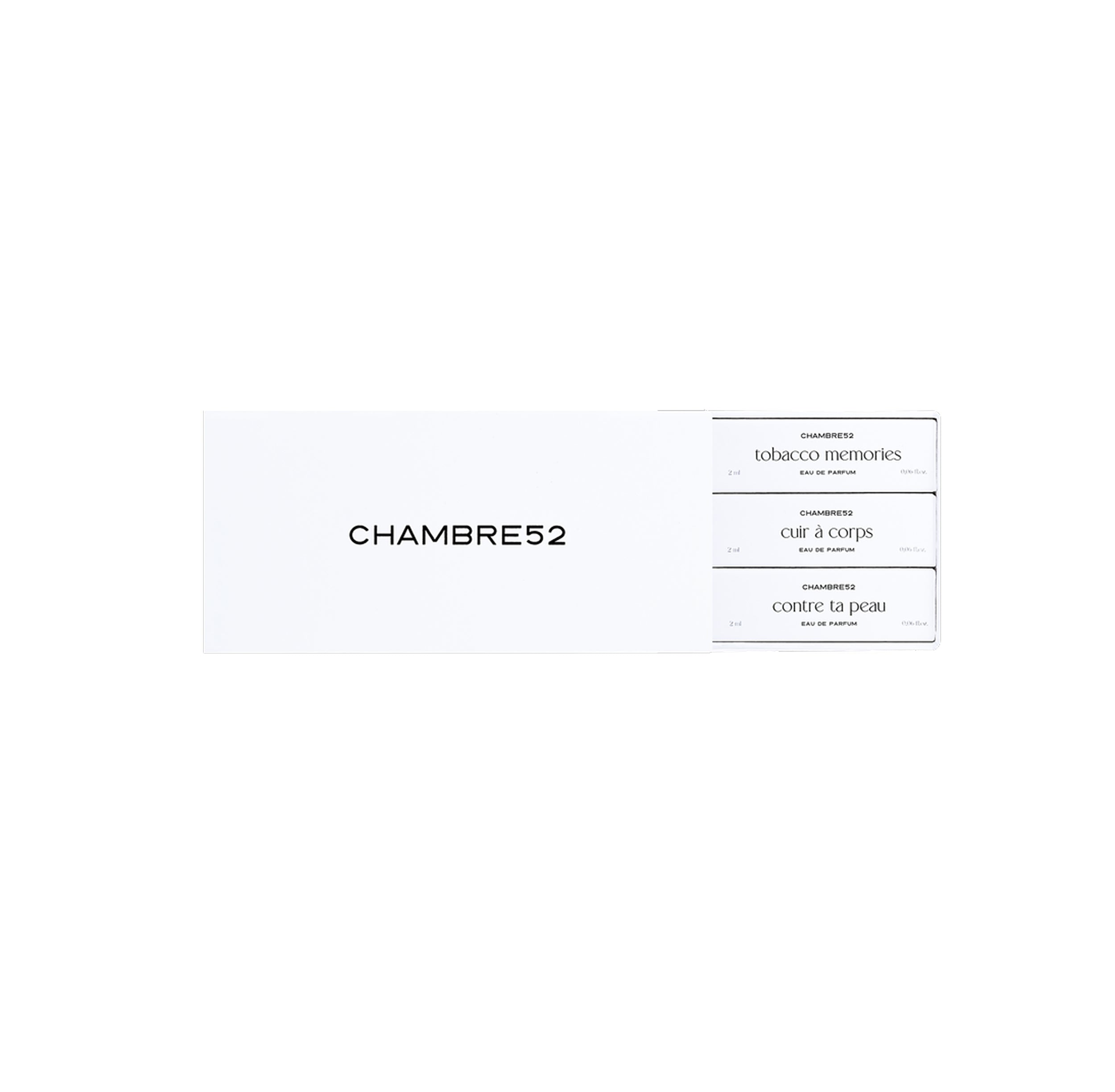 Product packaging with 'Chambre 52' branding on a white background